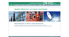 Desktop Screenshot of kem-elektro.de
